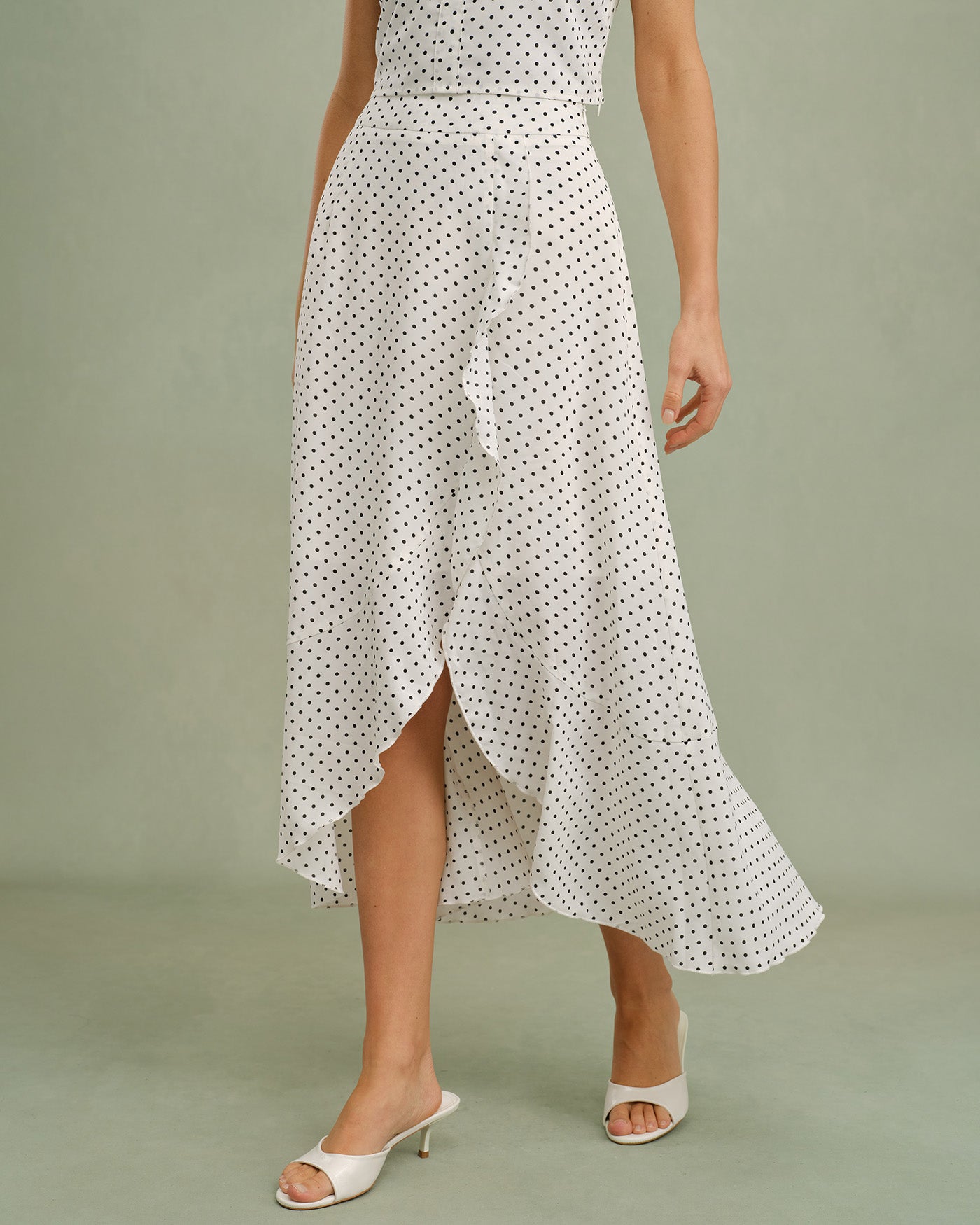 Women's Woven Polyester Skirt Bottoms - RIHOAS