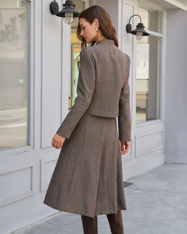 Women's Woven Polyester Skirt Bottoms - RIHOAS