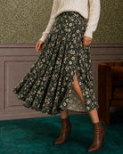 Women's Woven Polyester Skirt - RIHOAS