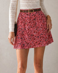 Women's Woven Polyester Skirt - RIHOAS