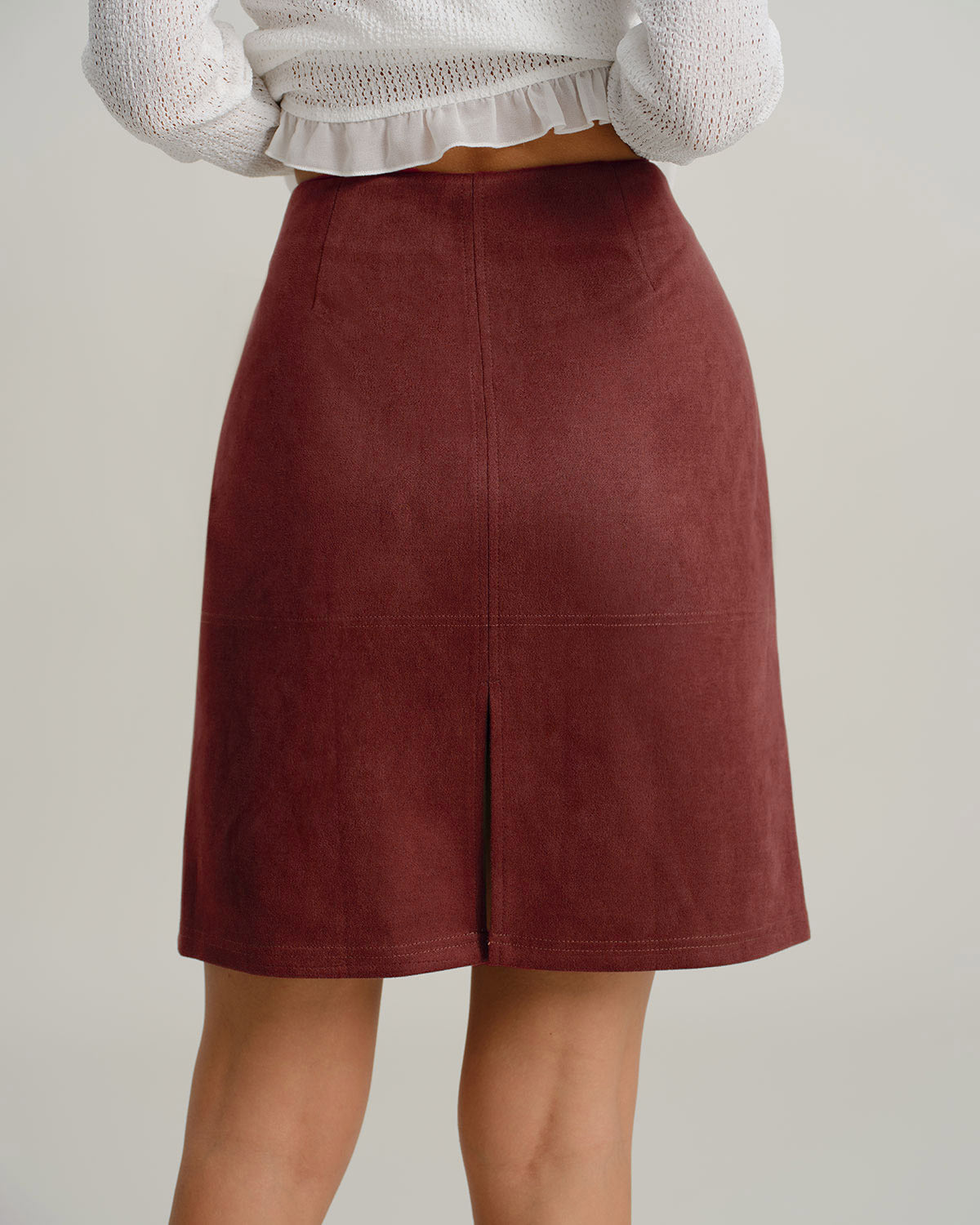 Women's Woven Polyester Skirt Bottoms - RIHOAS