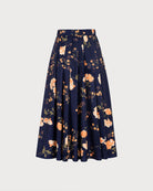Women's Woven Polyester Skirt - RIHOAS