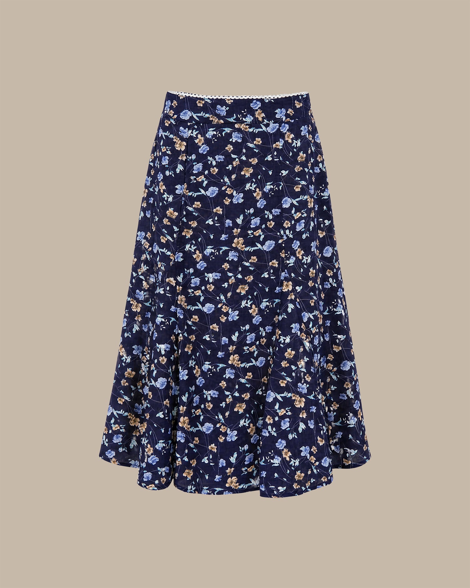 Women's Woven Polyester Skirt - RIHOAS
