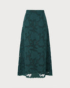 Women's Woven Polyester Skirt - RIHOAS