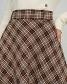 Women's Woven Polyester Skirt Bottoms - RIHOAS