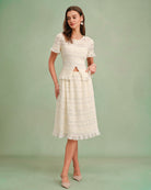 Women's Woven Polyester Skirt Bottoms - RIHOAS