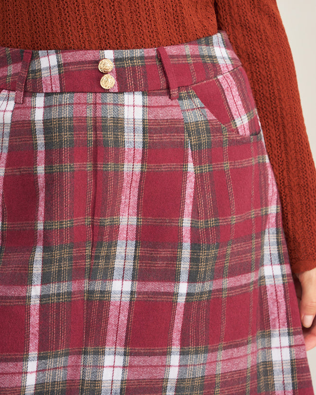 Women's Woven Polyester Skirt Bottoms - RIHOAS