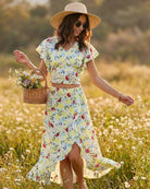 Women's Woven Polyester Skirt Bottoms - RIHOAS