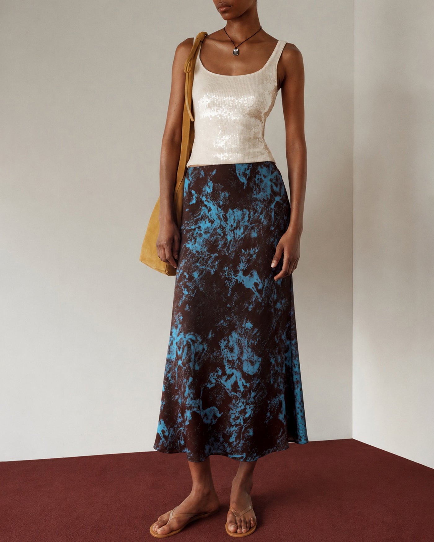 Women's Woven Polyester Skirt Bottoms - RIHOAS