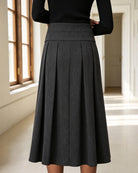 Women's Woven Polyester Skirt - RIHOAS