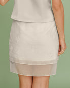 Women's Woven Polyester Skirt Bottoms - RIHOAS