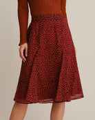Women's Woven Polyester Skirt - RIHOAS - 02