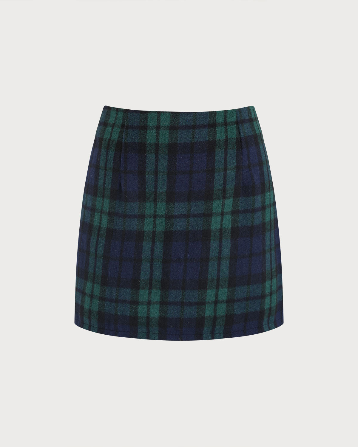 Women's Woven Polyester Skirt Green Bottoms - RIHOAS