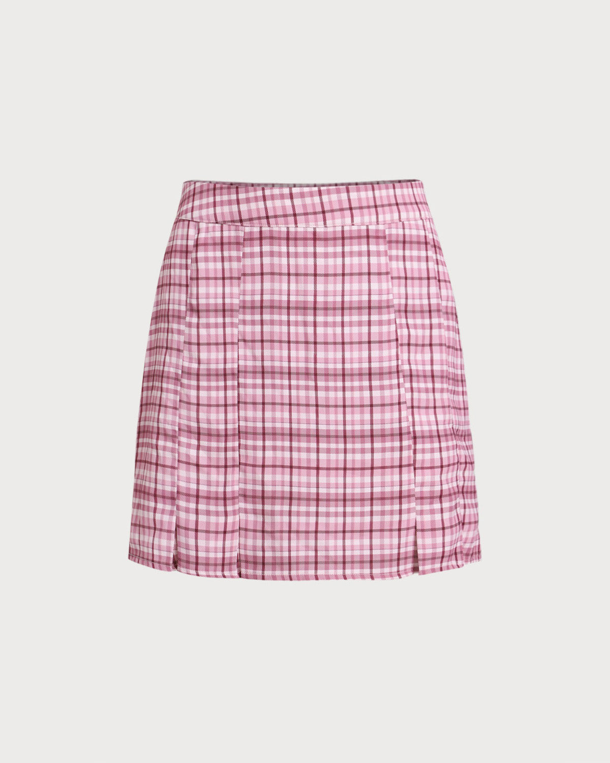 Women's Woven Polyester Skirt Pink Bottoms - RIHOAS