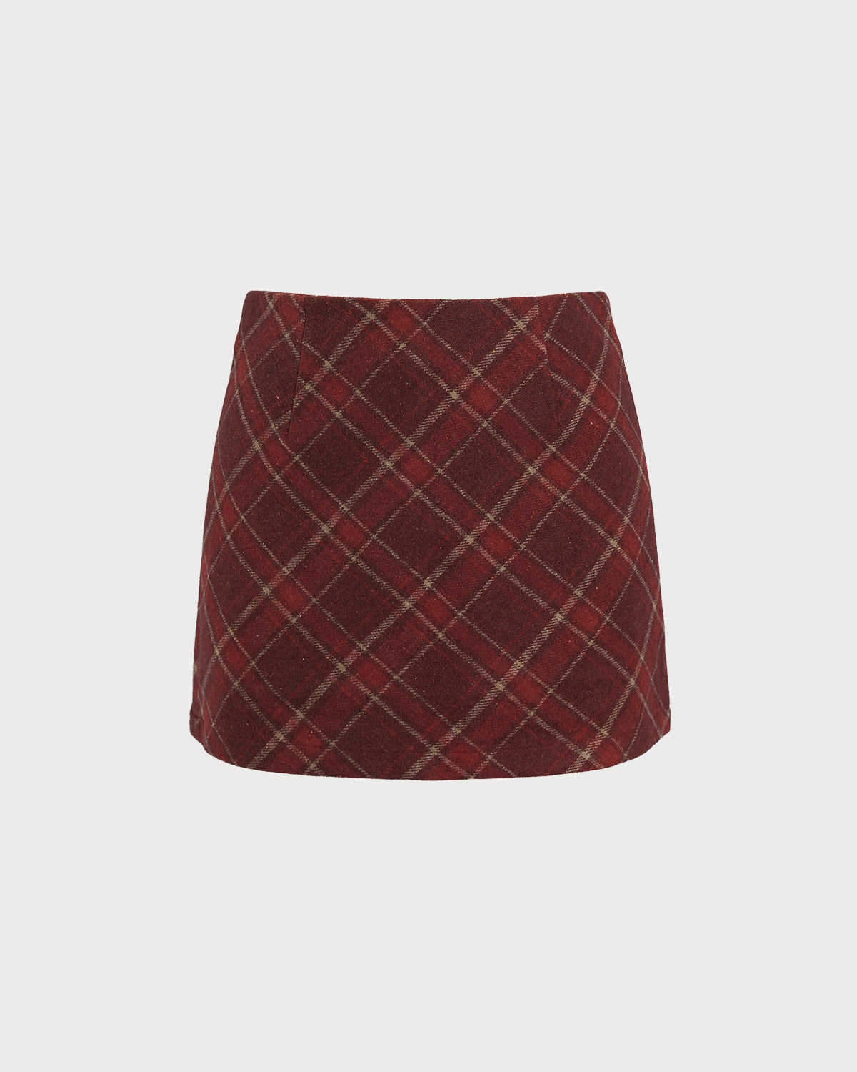 Women's Woven Polyester Skirt Red Bottoms - RIHOAS