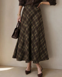Women's Woven Polyester Skirts - RIHOAS