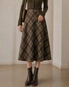 Women's Woven Polyester Skirts - RIHOAS