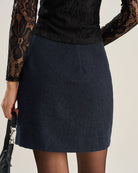 Women's Woven Polyester  Skirts Bottoms - RIHOAS
