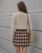 Women's Woven Polyester Skirts - RIHOAS - 04