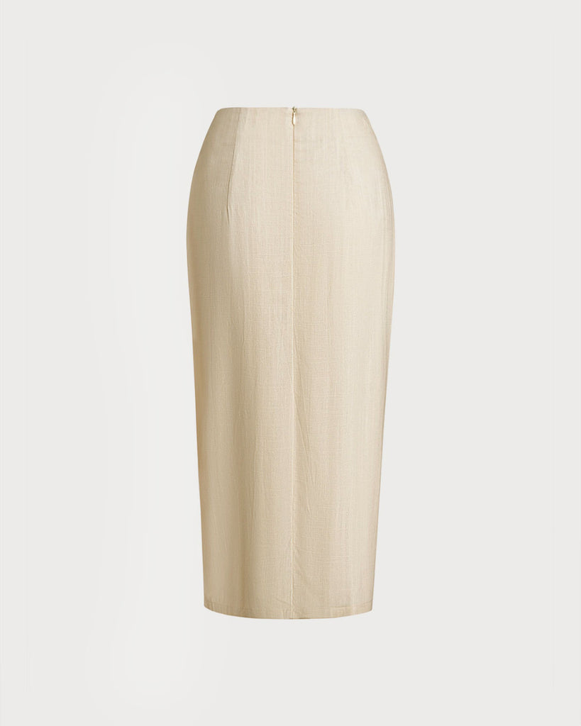 Women's Woven Polyester Skirts Bottoms - RIHOAS