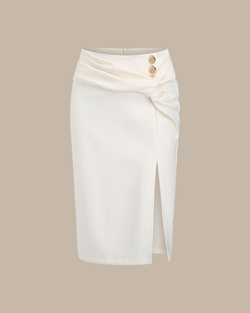 Women's Woven Polyester Skirts Bottoms - RIHOAS