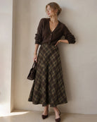 Women's Woven Polyester Skirts - RIHOAS