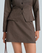 Women's Woven Polyester Skirts Bottoms - RIHOAS