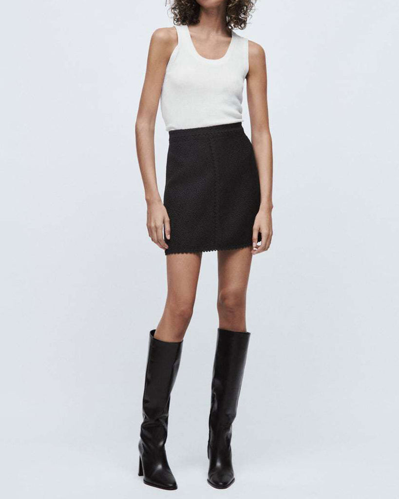 Women's Woven Polyester Skirts Bottoms - RIHOAS