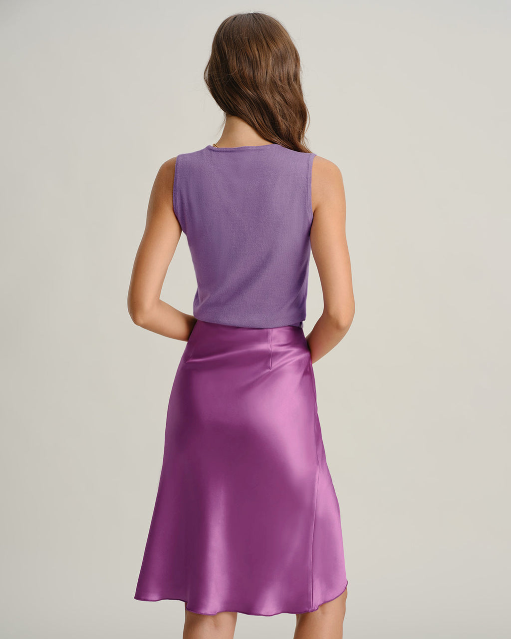 Women's Woven Polyester Skirts Bottoms - RIHOAS