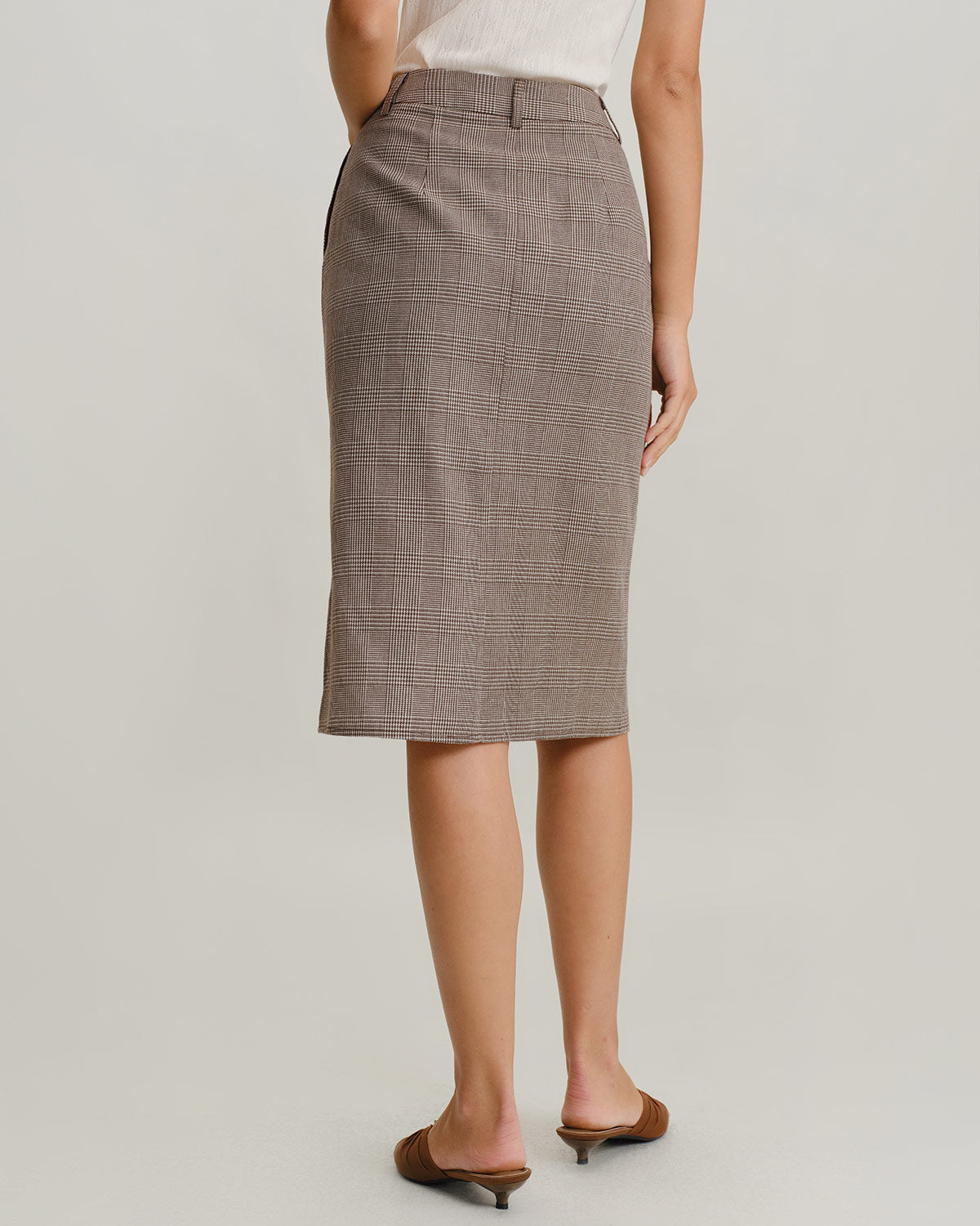 Women's Woven Polyester Skirts Bottoms - RIHOAS