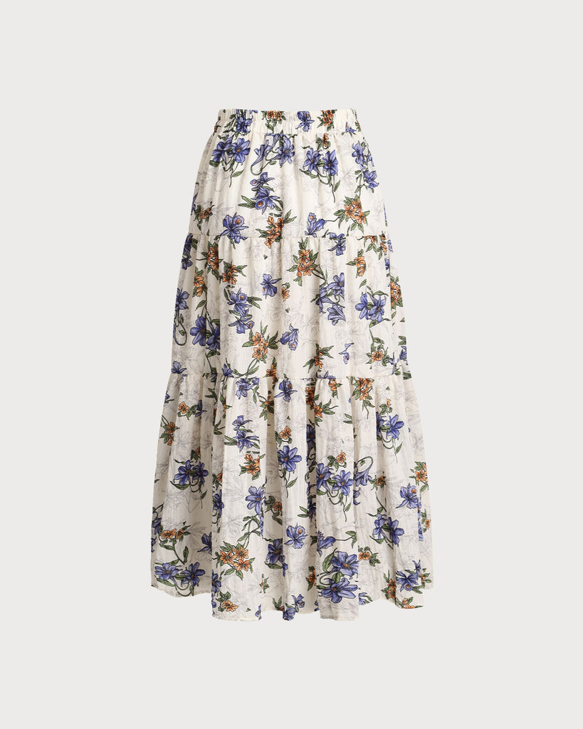 Women's Woven Polyester Skirts Bottoms - RIHOAS