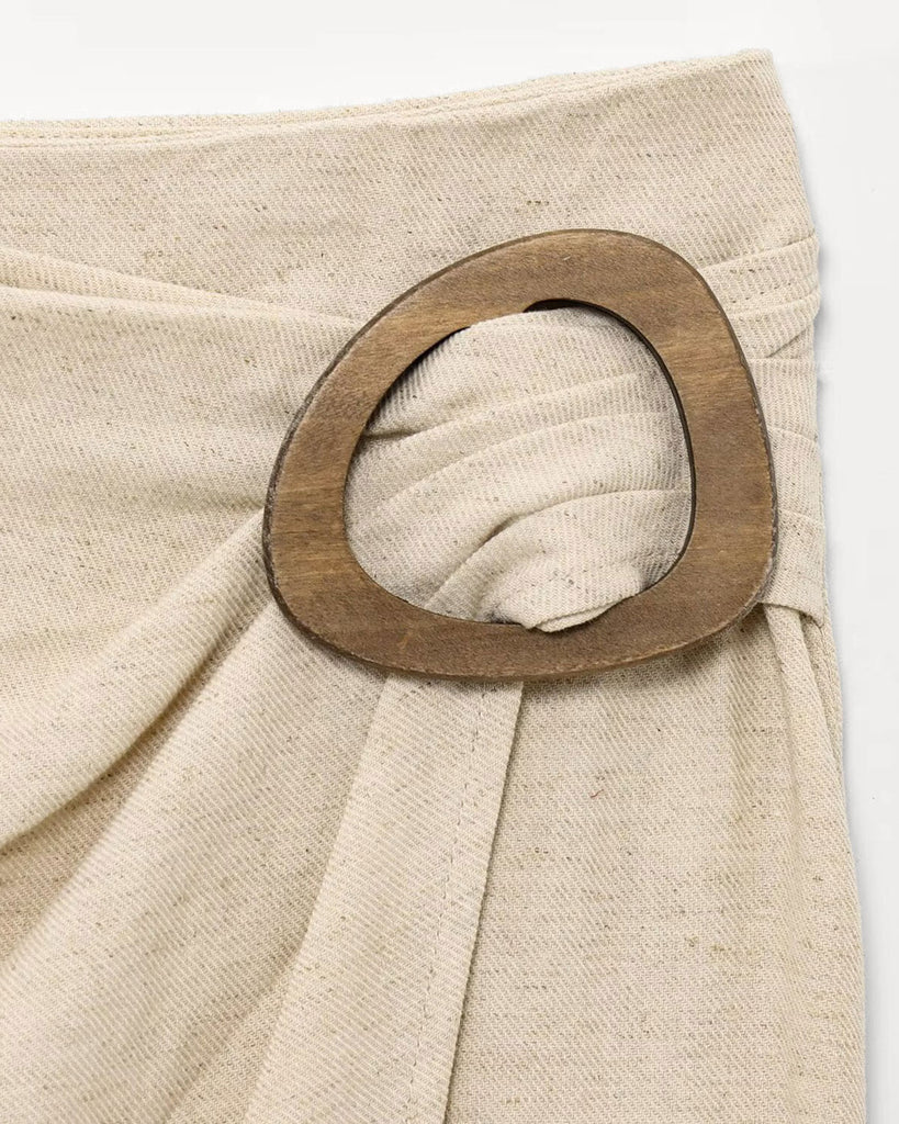Women's Woven Polyester Skirts Bottoms - RIHOAS