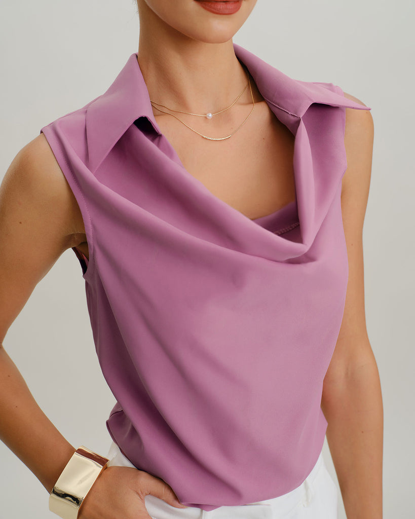 Women's Woven Polyester Tank Tops Tops - RIHOAS