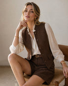 Women's Woven Polyester Tank Tops - RIHOAS