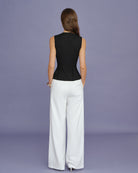 Women's Woven Polyester Tank Tops Tops - RIHOAS