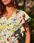 Women's Woven Polyester Tees Tops - RIHOAS