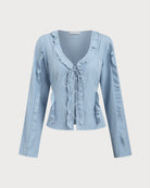 Women's Woven Polyester Tees Tops - RIHOAS