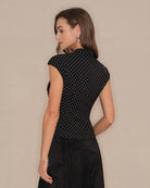 Women's Woven Polyester Tees Tops - RIHOAS