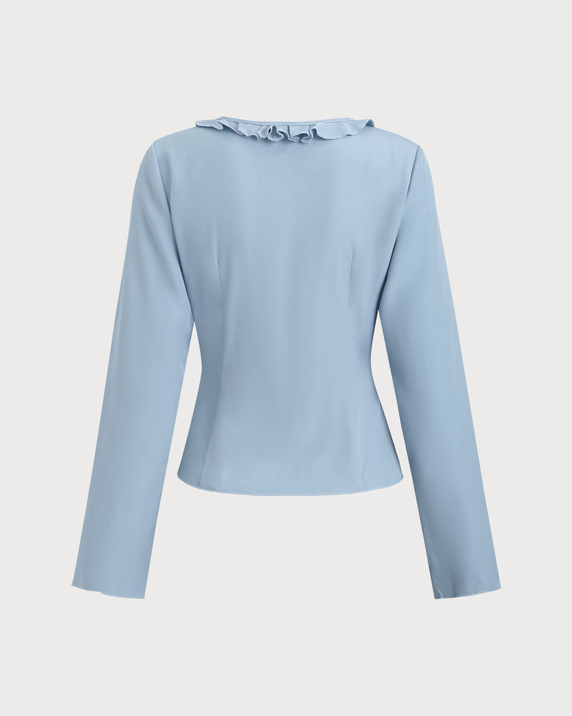 Women's Woven Polyester Tees Tops - RIHOAS