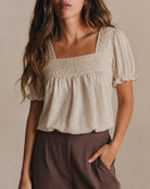Women's Woven Polyester Top Tops - RIHOAS