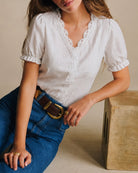 Women's Woven Polyester Top Tops - RIHOAS