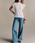 Women's Woven Polyester Top Tops - RIHOAS