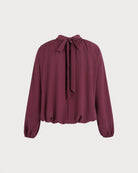 Women's Woven Polyester Top - RIHOAS - 04