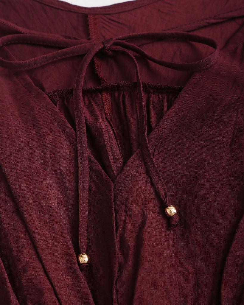 Women's Woven Polyester Top Tops - RIHOAS
