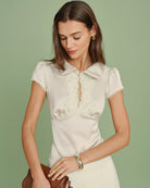 Women's Woven Polyester Tops Tops - RIHOAS