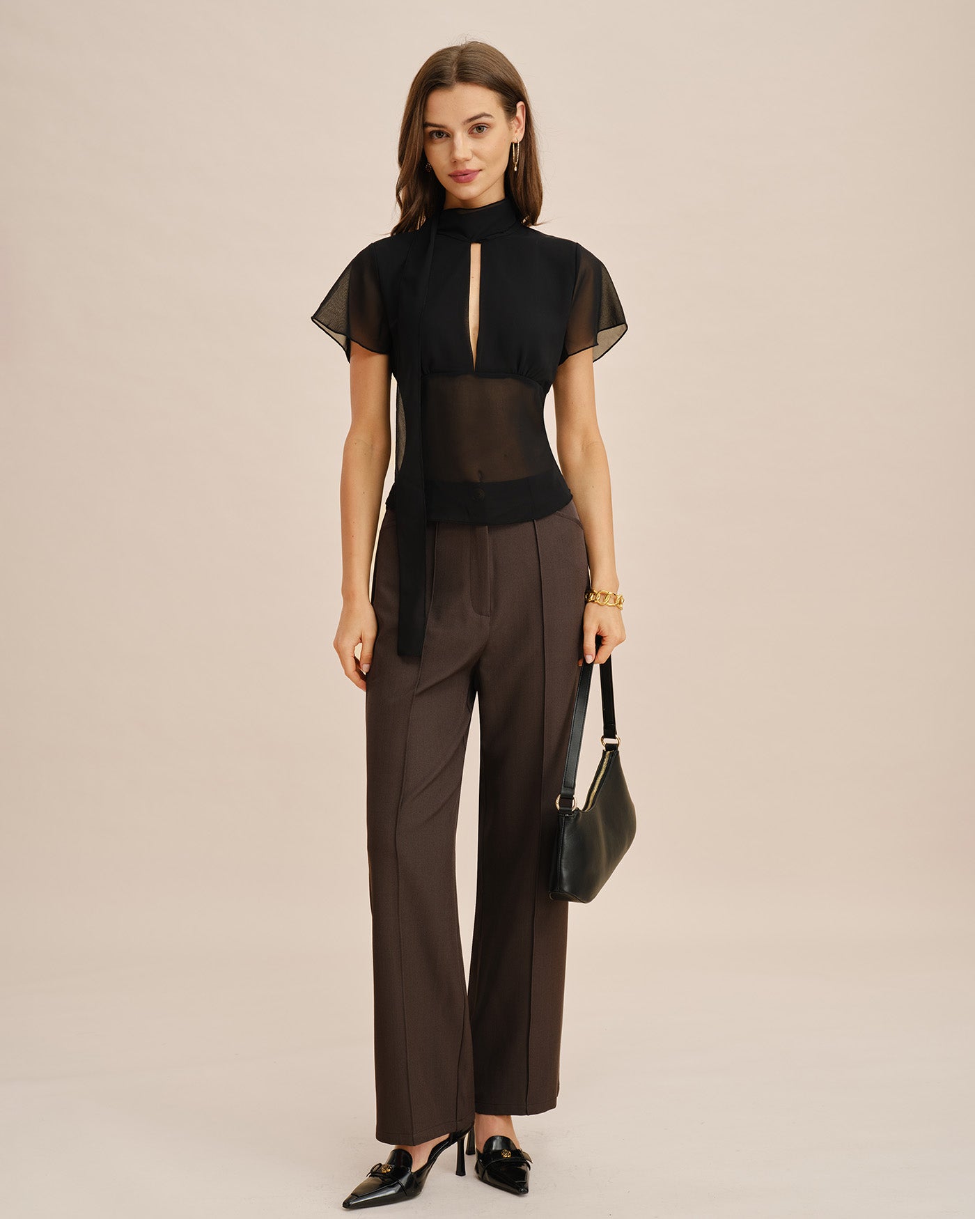 Women's Woven Polyester Tops Tops - RIHOAS