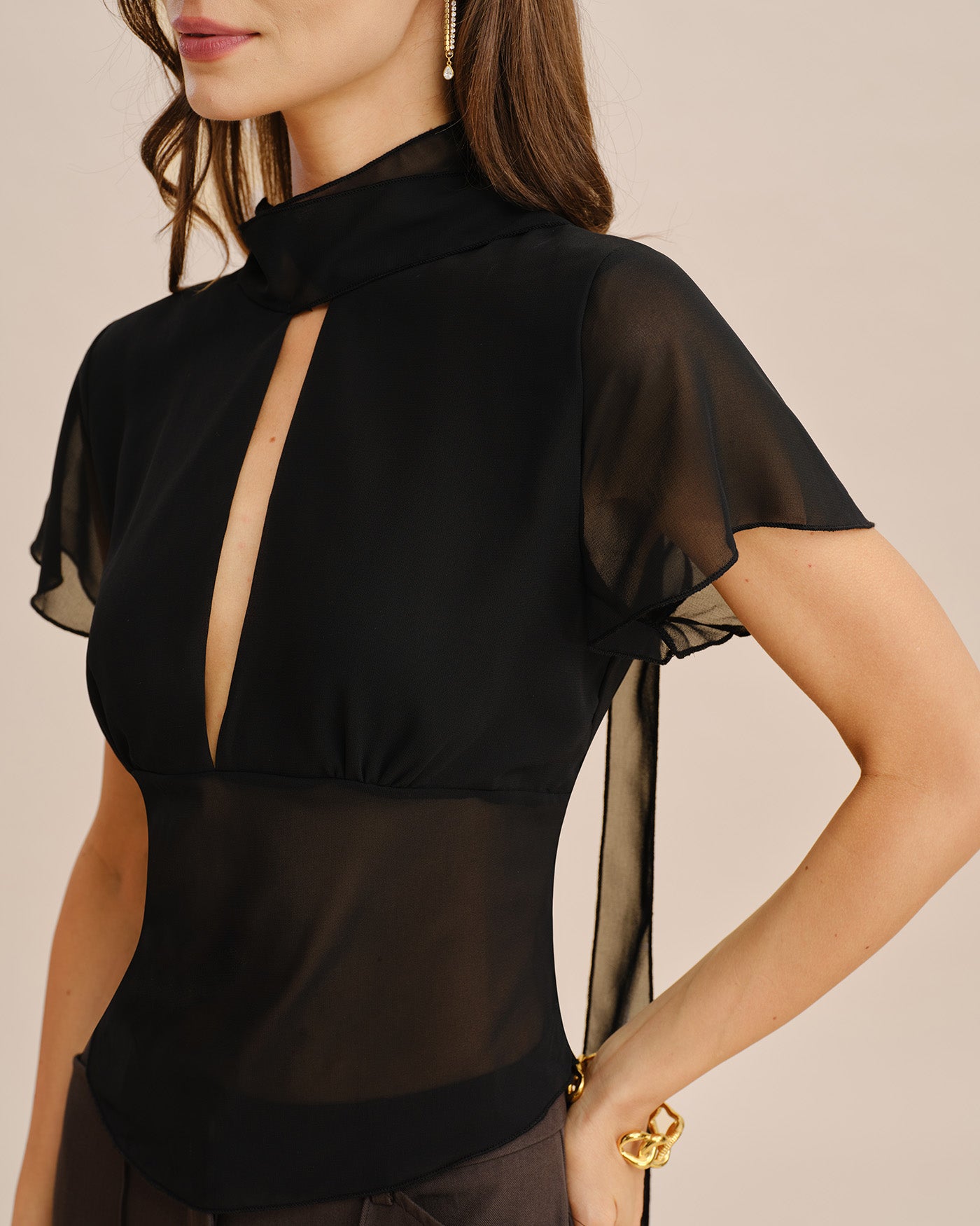 Women's Woven Polyester Tops Tops - RIHOAS
