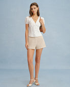 Women's Woven Polyester Tops Tops - RIHOAS