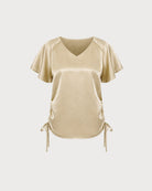Women's Woven Polyester Tops Tops - RIHOAS