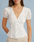 Women's Woven Polyester Tops Tops - RIHOAS